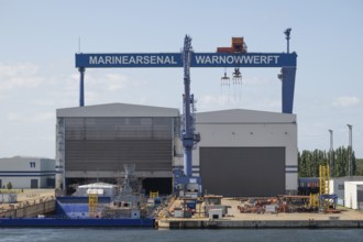 Marinearsenal Warnowwerft, Warnemünde, Rostock, Mecklenburg-Vorpommern, Germany