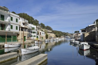 Boats in the fishing harbour of Cala Figuera, Majorca, Balearic Islands, Spain