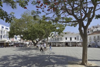 Largo Engenheiro Duarte Pacheco Square, Albufeira, Algarve, Portugal