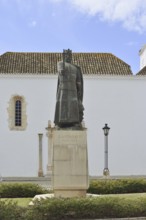 Statue of King Afonso III in front of the Archaeological Museum and former Convento de Nossa