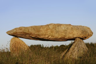 Dolmen, Finistere department, Brittany, France