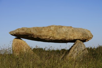 Dolmen, Finistere department, Brittany, France