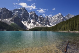 Moraine Lake and mountains of the Valley of the Ten Peaks, Banff National Park, Alberta, Canada