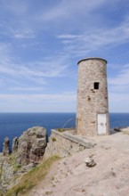 Tower, Cap Frehel on the coast, Cote d'Emeraude, Cotes-d'Armor, Brittany, France