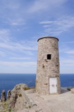 Tower, Cap Frehel on the coast, Cote d'Emeraude, Cotes-d'Armor, Brittany, France