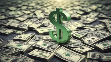 Concept of financial investment money saving money growth business success, AI generated