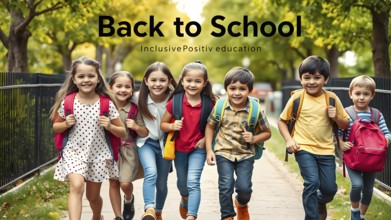 Back to school Concept. International day of Education. AI generated image, ai