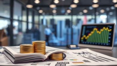 Business Finance and Money concept. Finance and Investment concept.Money management. AI generated