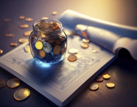 Business Finance and Money concept. Finance and Investment concept.Money management. AI generated