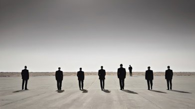 The corporality existent life journey Concept. AI generated image