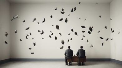 The corporality existent life journey Concept. AI generated image