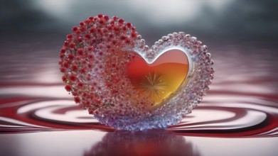 Heart shape for Love concept, Valentine's Day concepts. love symbol, concept for Valentine's Day,