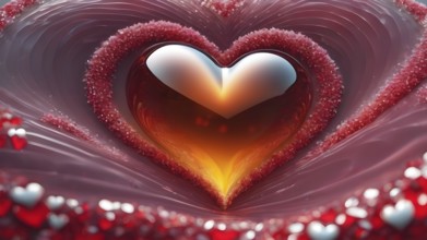 Heart shape for Love concept, Valentine's Day concepts. love symbol, concept for Valentine's Day,