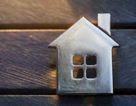 Property home and real estate insurance concept. miniature model house. Mortgage concep, AI