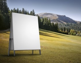 Empty paper template copy space for mockup and display design, AI generated