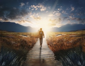 Life Concept. Existence survival being consciousness. Growth of new life, AI generated