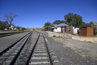 Railway station of Aus, Karas region, Namibia