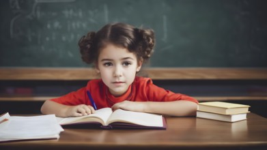 Educational success concept. Concept of education and reading. The development of the imagination.