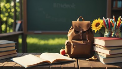 Educational success concept. Concept of education and reading. The development of the imagination.