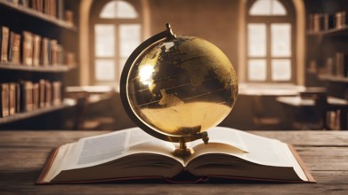 Educational success concept. Concept of education and reading. The development of the imagination.