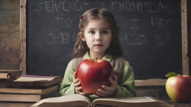 Educational success concept. Concept of education and reading. The development of the imagination.