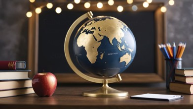 Educational success concept. Concept of education and reading. The development of the imagination.