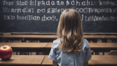 Educational success concept. Concept of education and reading. The development of the imagination.