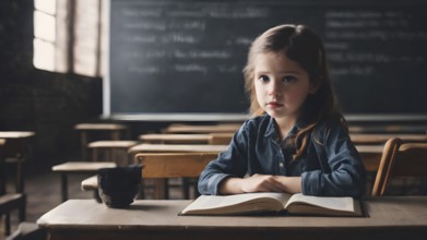 Educational success concept. Concept of education and reading. The development of the imagination.