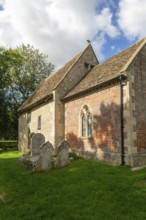 Grade 1 listed St Mary's church, Anglo-Saxon building, Alton Barnes, Vale of Pewsey, Wiltshire,