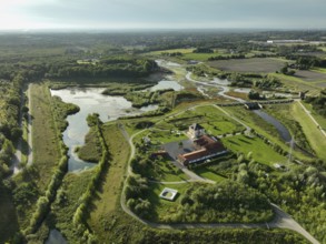Dortmund, Castrop-Rauxel, North Rhine-Westphalia, Germany - River renaturalisation, renaturation of