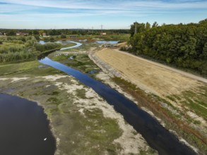 Dortmund, Castrop-Rauxel, North Rhine-Westphalia, Germany - River renaturalisation, renaturation of