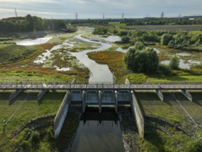 Dortmund, Castrop-Rauxel, North Rhine-Westphalia, Germany - River renaturalisation, renaturation of