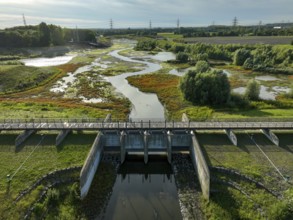 Dortmund, Castrop-Rauxel, North Rhine-Westphalia, Germany - River renaturalisation, renaturation of