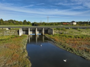 Dortmund, Castrop-Rauxel, North Rhine-Westphalia, Germany - River renaturalisation, renaturation of