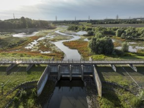 Dortmund, Castrop-Rauxel, North Rhine-Westphalia, Germany - River renaturalisation, renaturation of