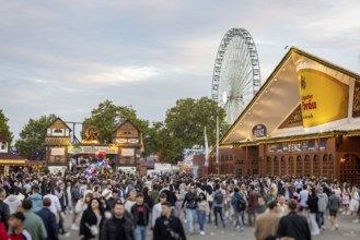 Folk festival time in Stuttgart. The 178th Cannstatter Volksfest on the Wasen is one of the most