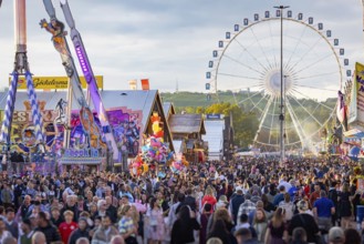 Folk festival time in Stuttgart. The 178th Cannstatter Volksfest on the Wasen is one of the most