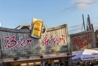 Folk festival time in Stuttgart. The 178th Cannstatter Volksfest on the Wasen is one of the most