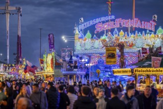 Folk festival time in Stuttgart. The 178th Cannstatter Volksfest on the Wasen is one of the most