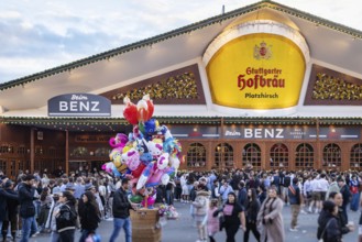 Folk festival time in Stuttgart. The 178th Cannstatter Volksfest on the Wasen is one of the most