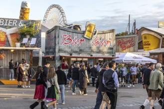 Folk festival time in Stuttgart. The 178th Cannstatter Volksfest on the Wasen is one of the most
