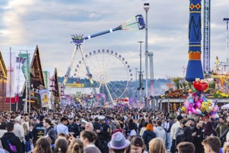 Folk festival time in Stuttgart. The 178th Cannstatter Volksfest on the Wasen is one of the most