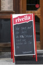 Symbol photo restaurant closed, we are on the hunt, Arosa, Graubünden, Switzerland