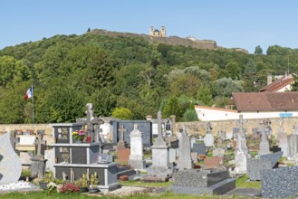 Cemetery, citadel, fortress, Montmédy, Département Meuse, Grand Est, France