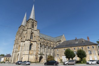 Notre-Dame Abbey Church, Mouzon, Département Ardennes, Grand Est, France
