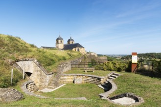 Church of St Martin, citadel, fortress, Montmédy, Département Meuse, Grand Est, France