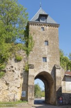 Port de Bourgogne, city gate, Mouzon, Département Ardennes, Grand Est, France