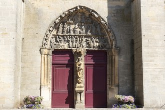Notre-Dame Abbey Church, Mouzon, Département Ardennes, Grand Est, France