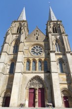 Notre-Dame Abbey Church, Mouzon, Département Ardennes, Grand Est, France