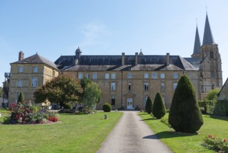 Former Benedictine monastery, retirement home, Mouzon, Département Ardennes, Grand Est, France
